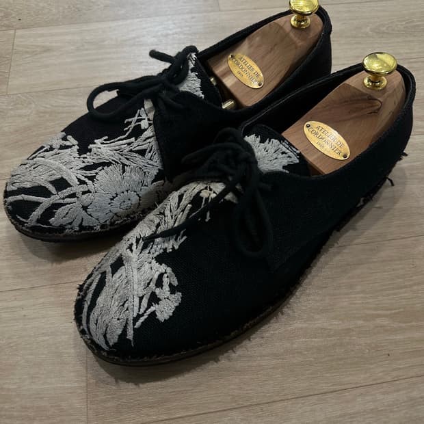 앤드뮐미스터 자수 디테일 더비