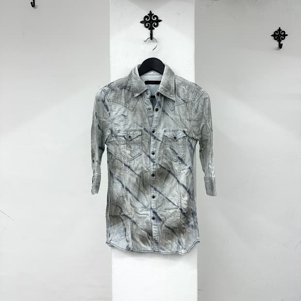 Civarize washed denim short jacket