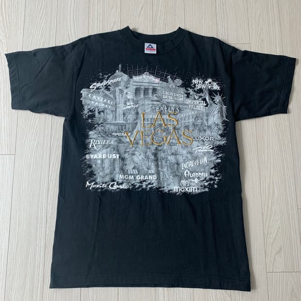 90s 라스베이거스 스트립(Las Vegas Strip) 반팔티