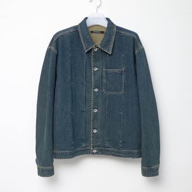 해칭룸 트러커 자켓 빈티지 블루