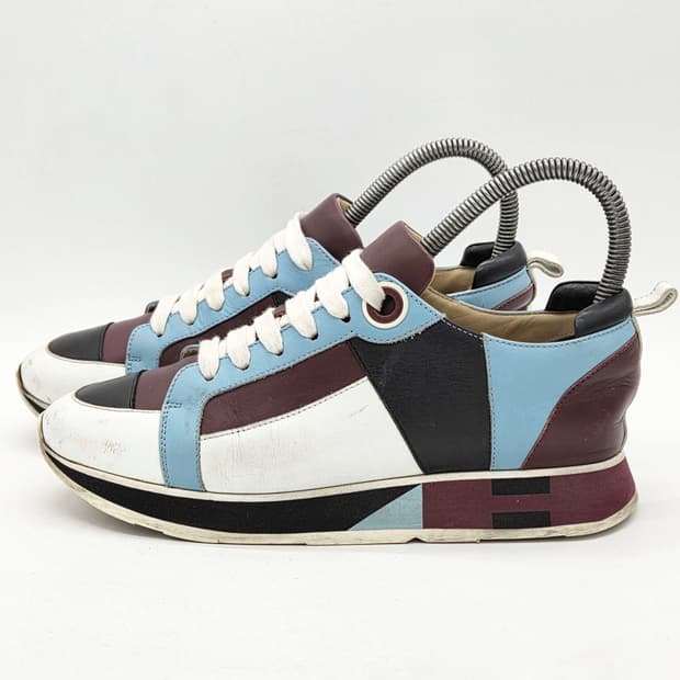  에르메스 우먼스 레더 트레이너 스니커즈 멀티 (36 1/2) 