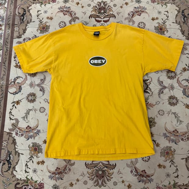 오베이 서클로고 반팔티