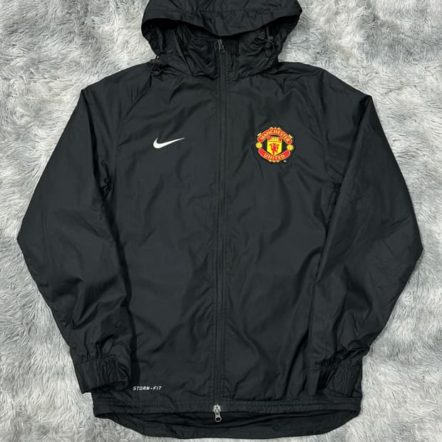 나이키 맨유 스톰핏 블랙 바람막이 s