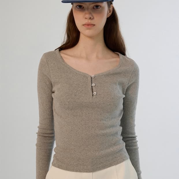 썸웨어버터 롱슬리브 그레이