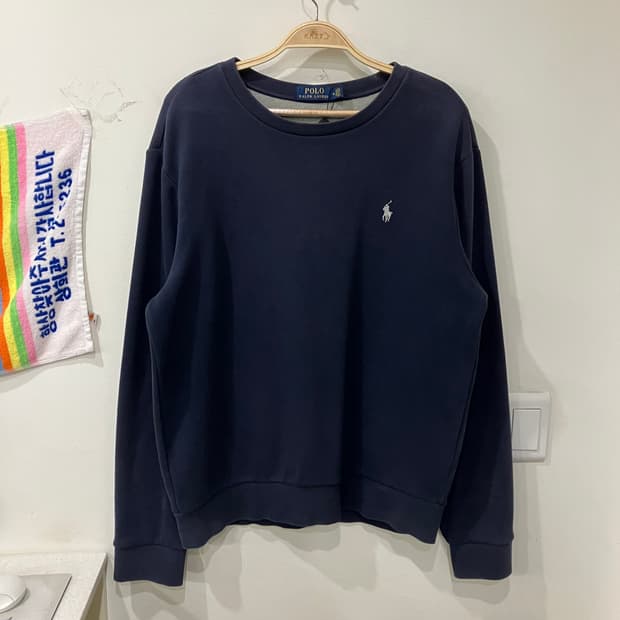 342 폴로 맨투맨 네이비