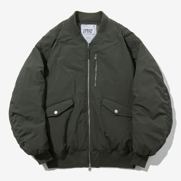 어반디타입 유틸리티 MA1 자켓 카키