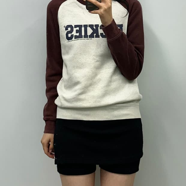 디키즈 나그랑 배색 맨투맨