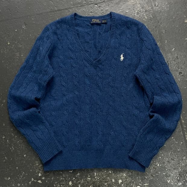 90 폴로 신형 꽈배기 니트 