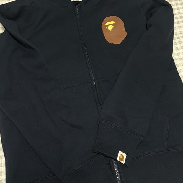 Bape 베이프 사루 후드집업 네이비 M