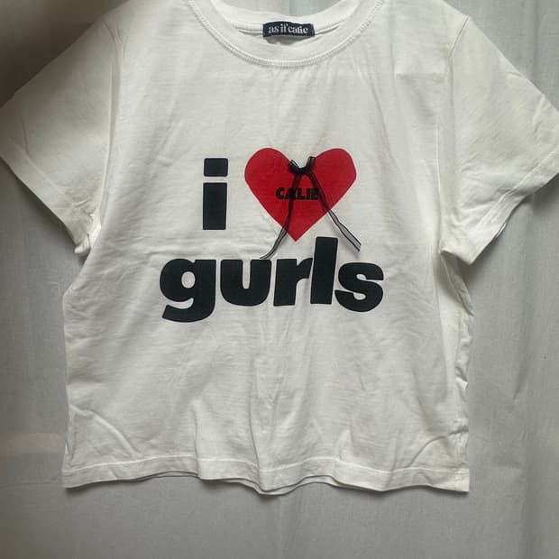애즈이프캘리 CALIE GURLS T-SHIRT 캘리 걸즈 티셔츠
