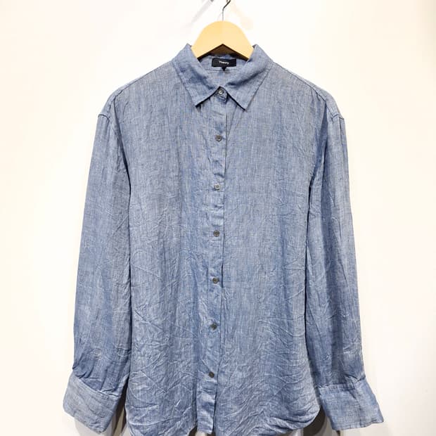 Theory 띠어리 린넨 셔츠(M)