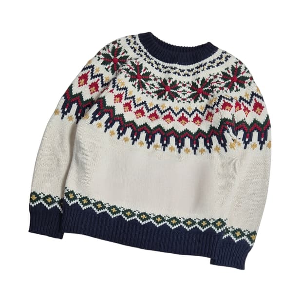 페어아일 크리스마스 니트