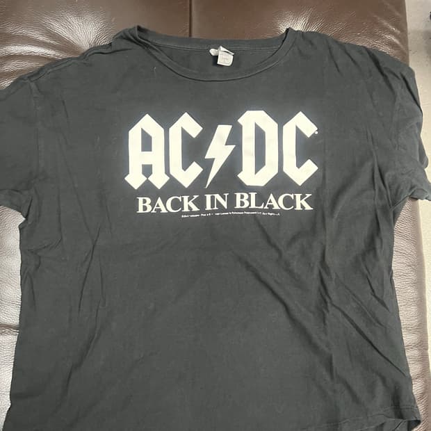 밴드 ac/dc 투어반팔