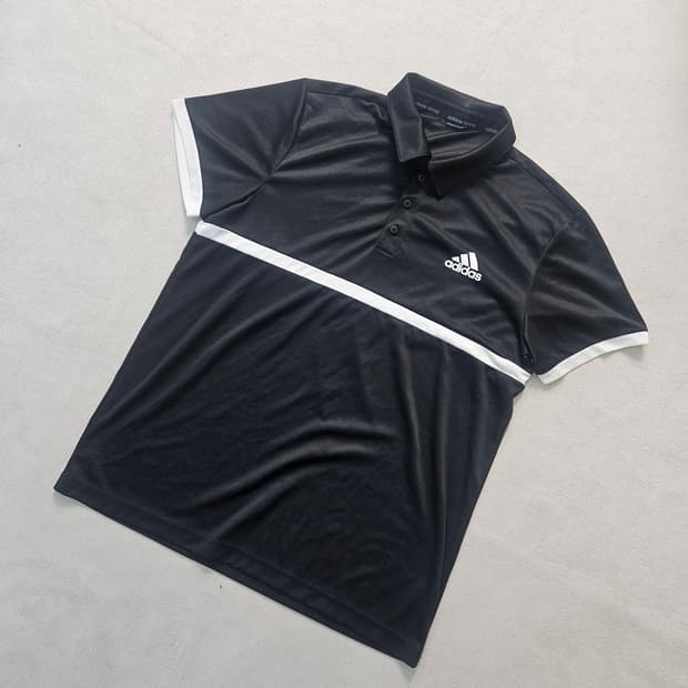 실측확인 아디다스 기능성 카라 반팔티 0331Y