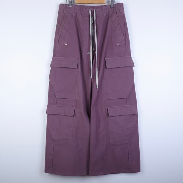 48 / Rick Owens 릭오웬스 몰스킨 더블 점보 카고 팬츠