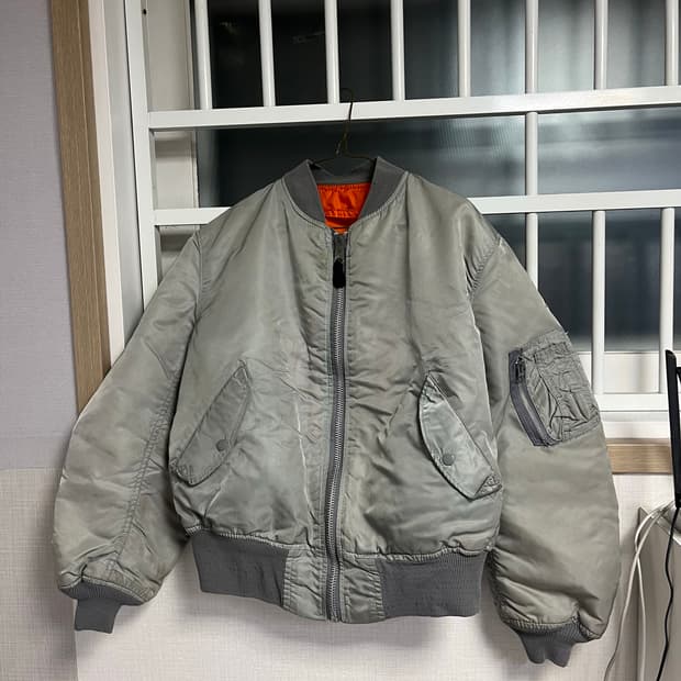 L) 90s USA 알파사 ma1 그레이