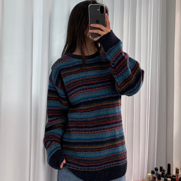 [S]아일랜드 페어아일 램스울 니트