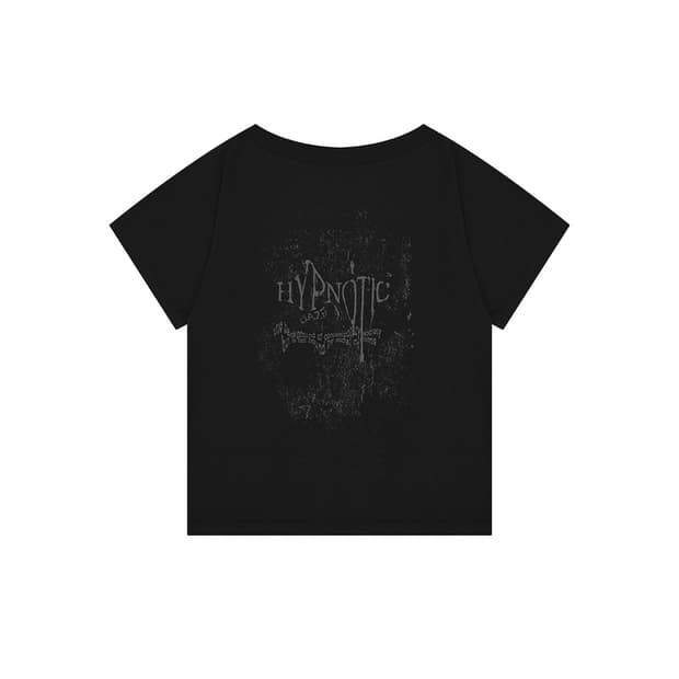 보헤미안서울 보트넥 티 블랙