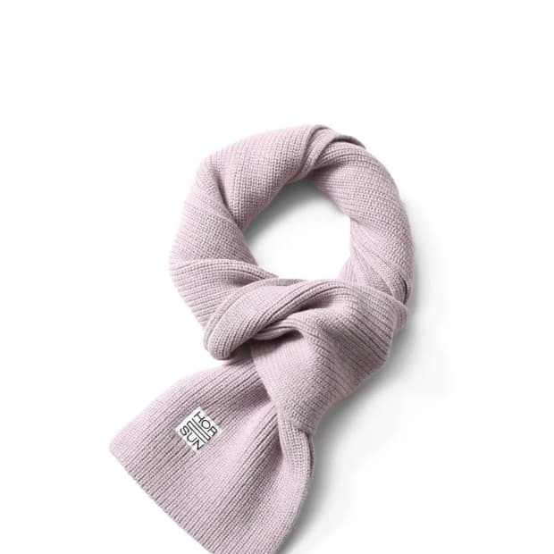 홀리선 스키프 수퍼파인 울 니트 립 머플러 라벤더 판매