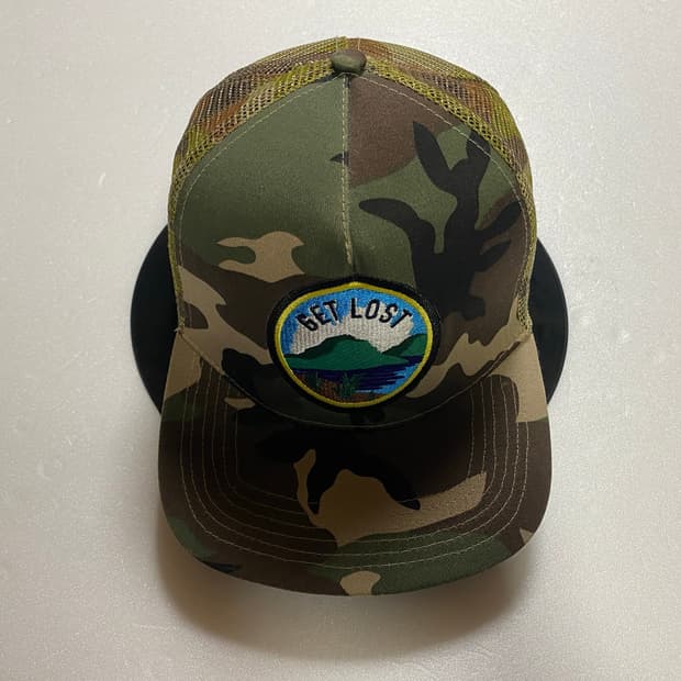Reason camo vintage trucker cap