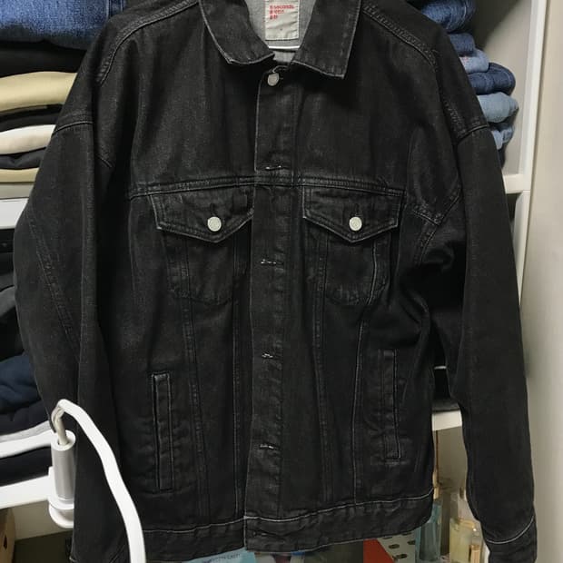에잇세컨즈 오버핏 데님 자켓 M사이즈