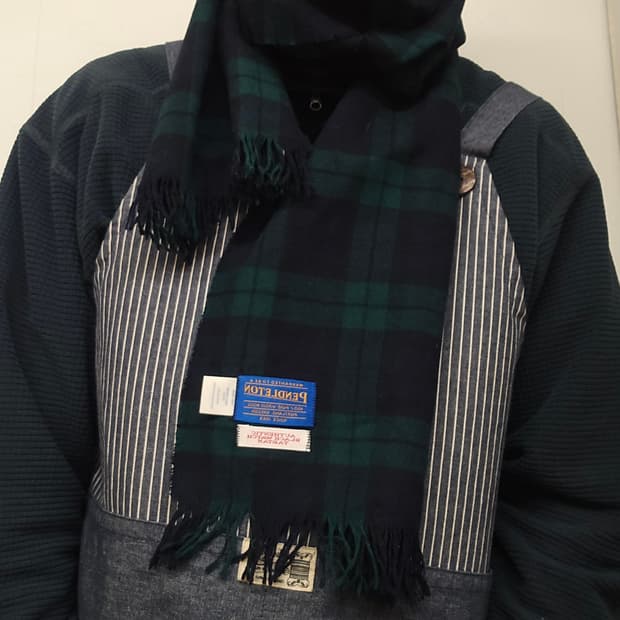 펜들턴 체크패턴 울 머플러