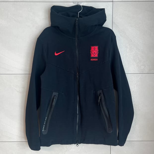 20-22 대한민국 축구 국대 선수지급용 나이키 테크팩 후드집업 