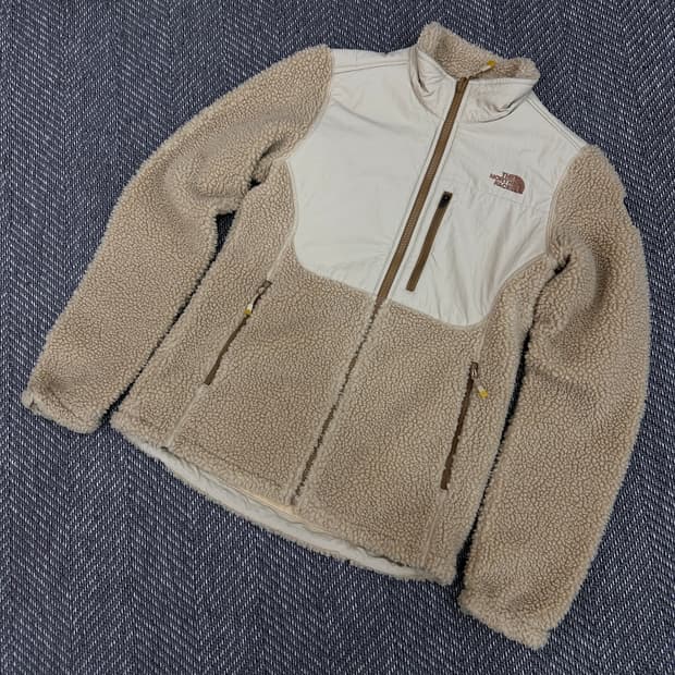 노스페이스 뽀글이 후리스 베이지