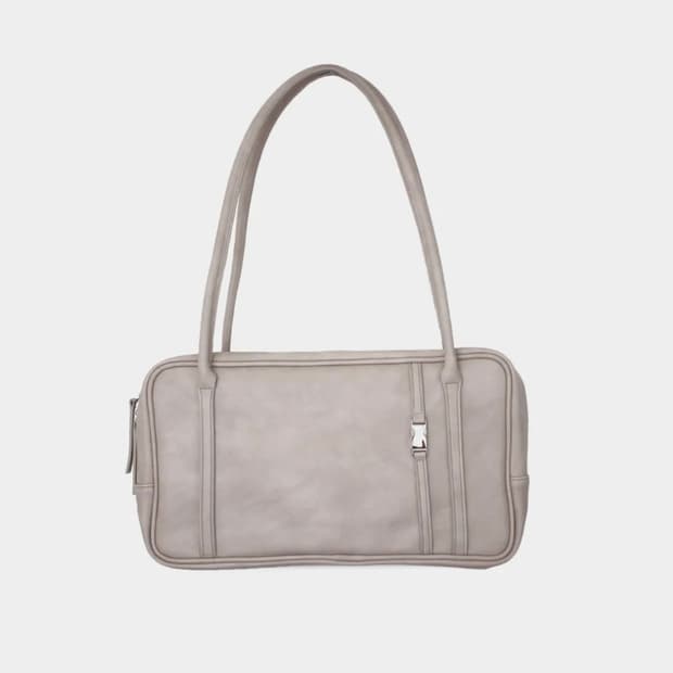 콜로신스 스퀘어백 그레이 아이보리