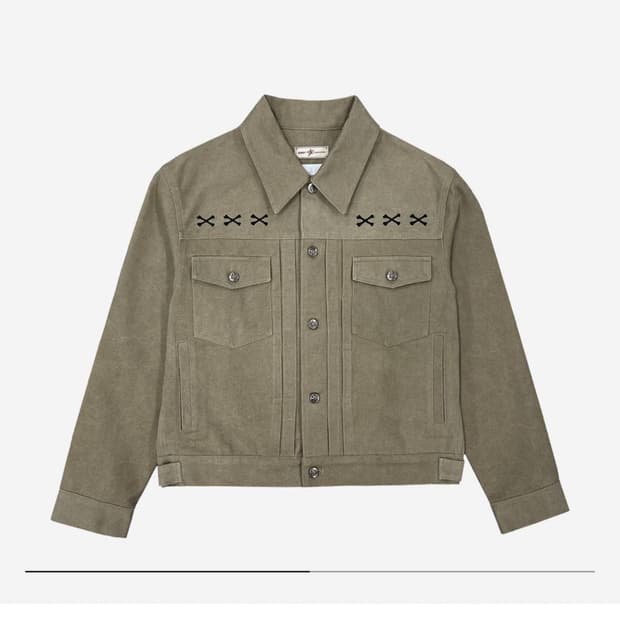 [1] 카미엔 아오이로 크롭 트러커 자켓