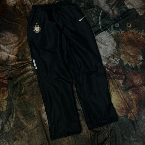 나이키 올드스쿨 블록코어 인터밀란 블랙트랙팬츠 M
