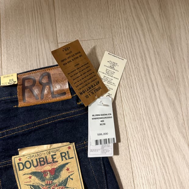 더블알엘 RRL 빈티지 파이브 포켓 원워시 30/30 새상품