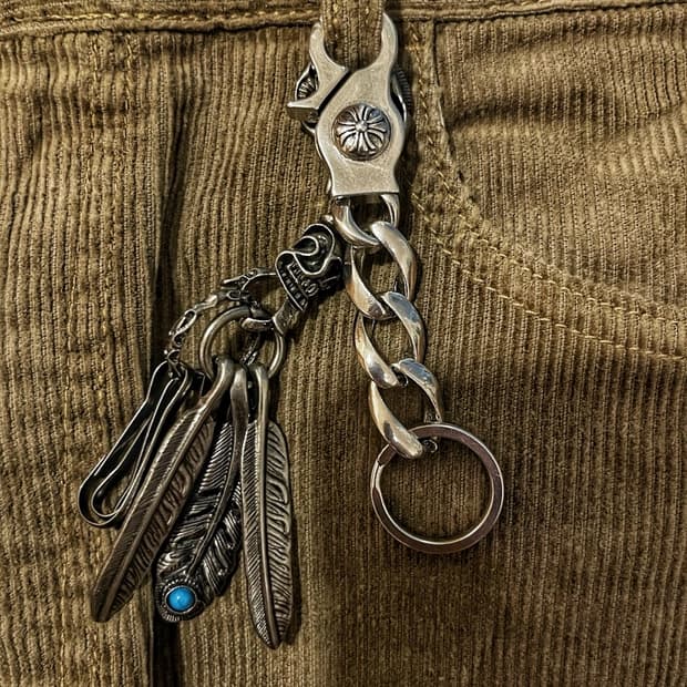 페더 실버 키링세트