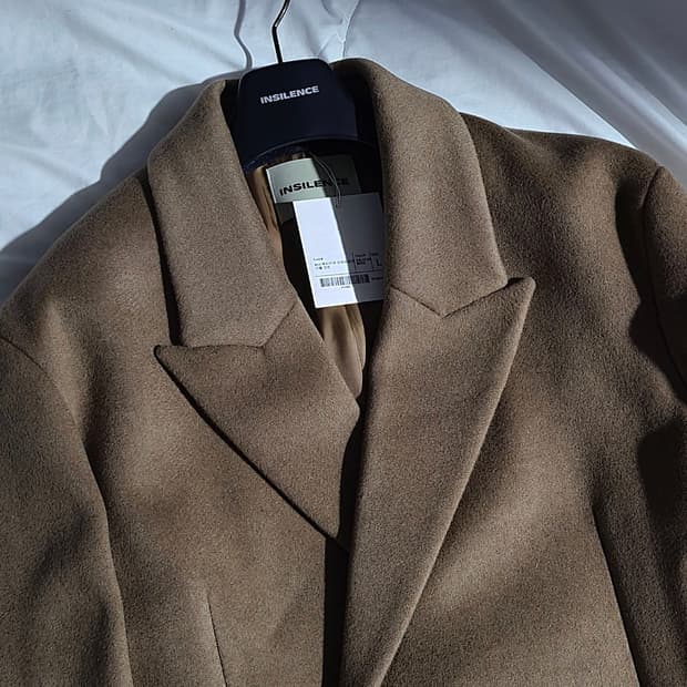 인사일런스 MTR 캐시미어 오버사이즈 더블코트(L)