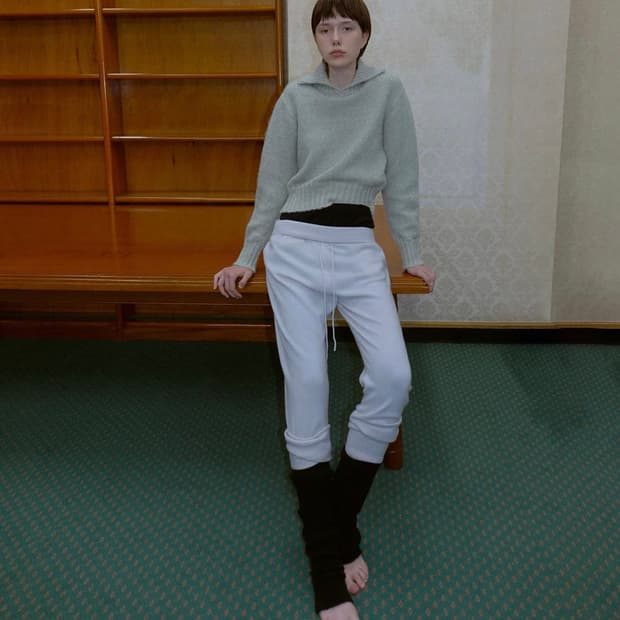 Monoha 모노하 울 캐시미어 조거