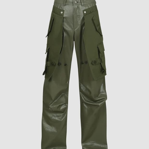 앤더슨벨 랩터 레이어드 카고팬츠 카키