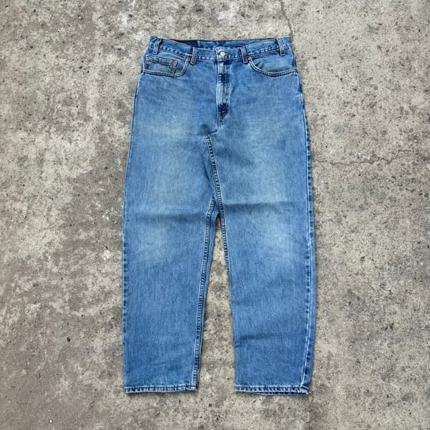 (36) 90s 리바이스 550 연청 데님 팬츠