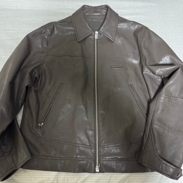 999휴머니티 레더자켓 브라운 1