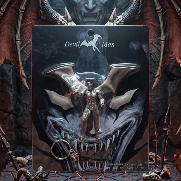 데빌맨 고전 키링 악마 나가이고 펑크 락