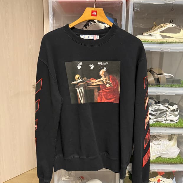 오프화이트 맨투맨 XL