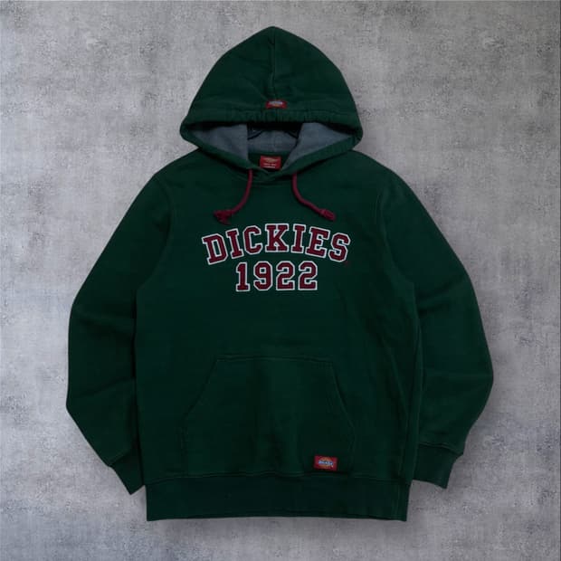 디키즈 스펠아웃 그린 후드티