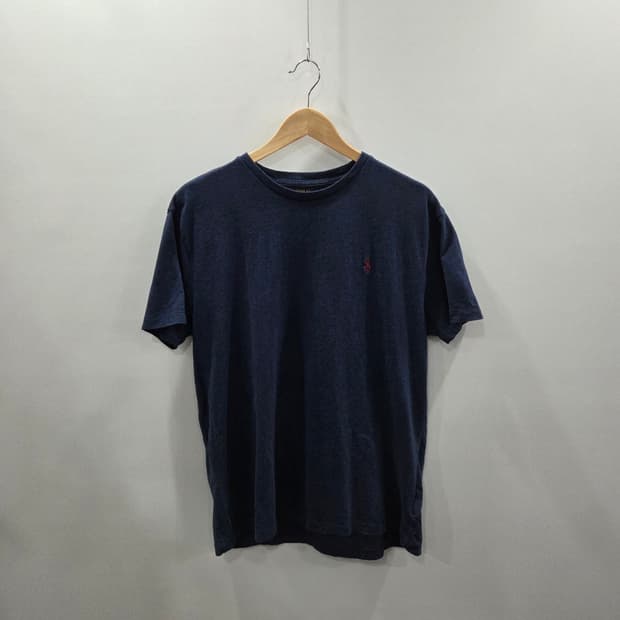 폴로랄프로렌 코튼 반팔티 다크블루 M
