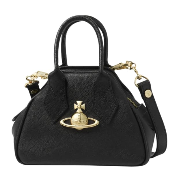 비비안 웨스트우드 사피아노 미니 야스민 핸드백 블랙