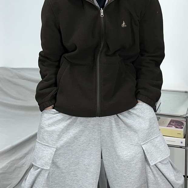 빈폴 브라운 플리스 자켓 L