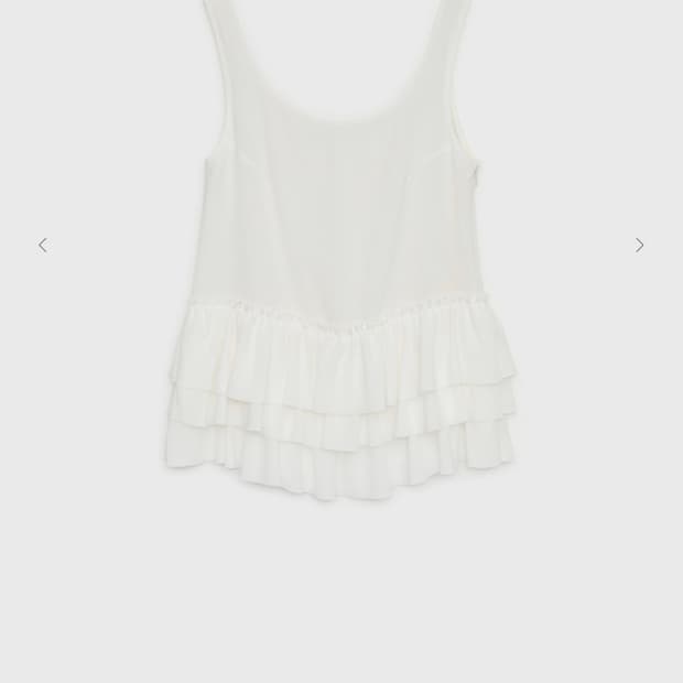 버뮬라 / FRILL SLEEVELESS TOP s 팔아요