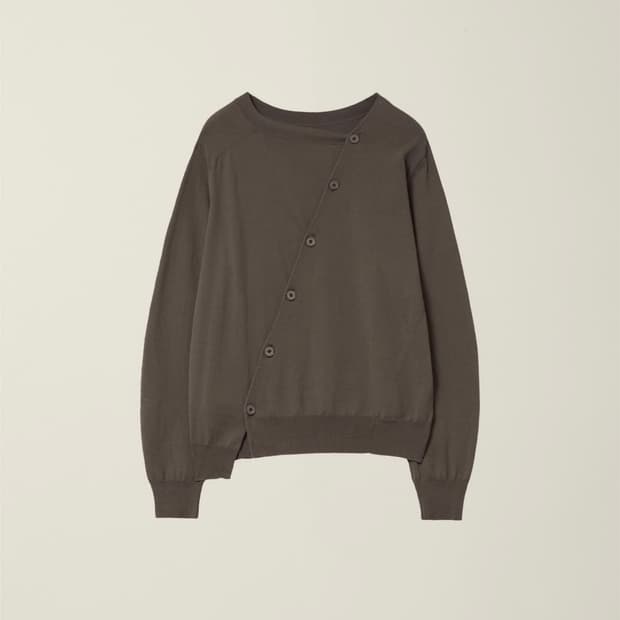 누마레 ee 사선 가디건 m