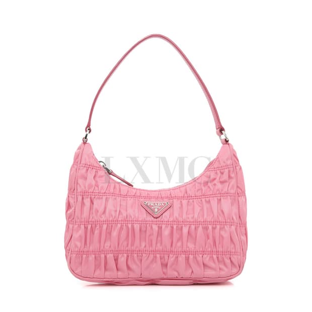 프라다 고프레 리나일론 파우치 핑크토트백 1NE204