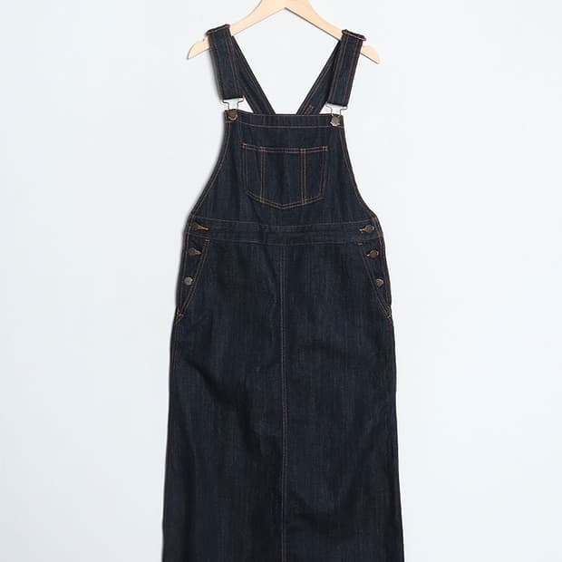 G U Denim Jumper Skirt [44~55]