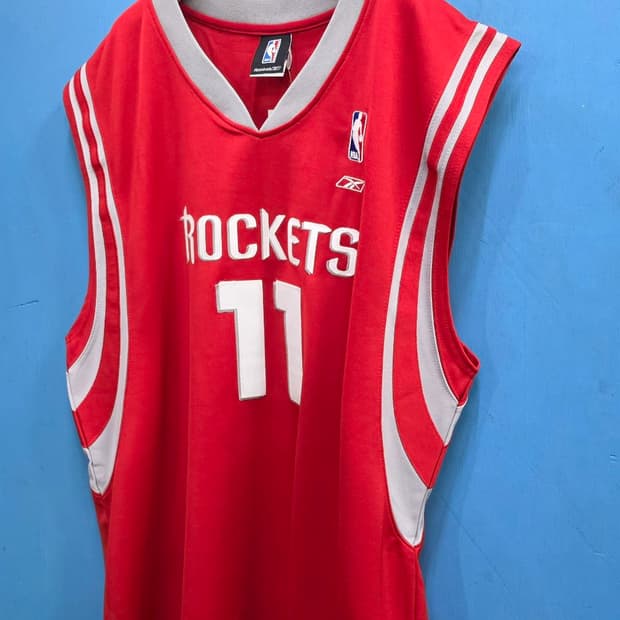 새상품)2000s 리복 NBA 어센틱 야오밍 #11 휴스턴 로키츠 농구