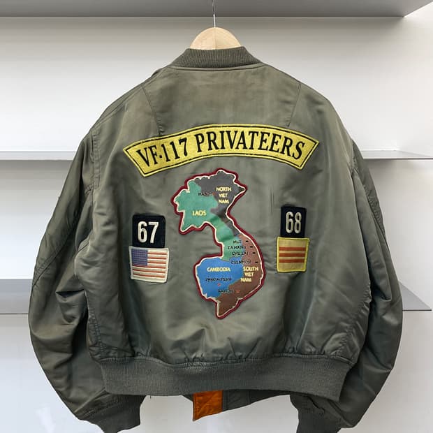 아비렉스 90s VF-117 프라이배티어스 Ma-1 자켓